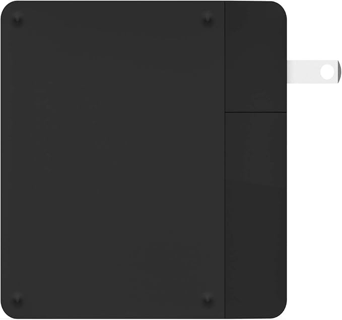 Mophie powerstation hub - Portable battery hub with foldable AC power prongs - Compatible with Qi-enabled devices, smartphones, tablets, and other USB devices - Black (401102474)