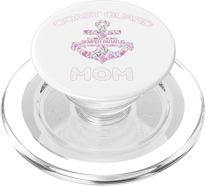 Proud Coast Guard Mom Phone Tablet Gadget Gift PopSockets Adhesive PopGrip