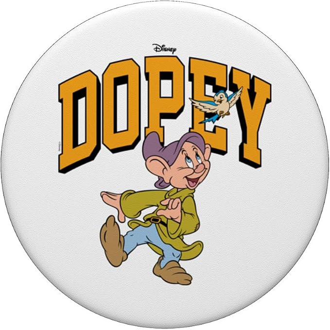 Disney Princess - Snow White Dopey Easily Distracted PopSockets Adhesive PopGrip