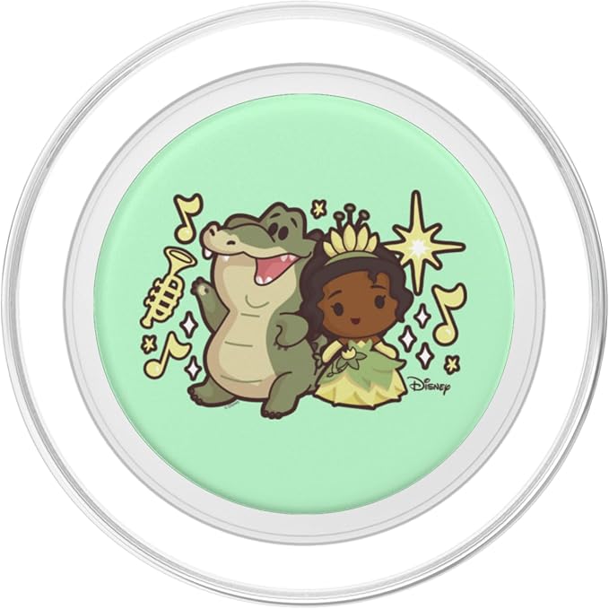 Disney Princess - Tiana and Louis The Alligator PopSockets PopGrip for MagSafe