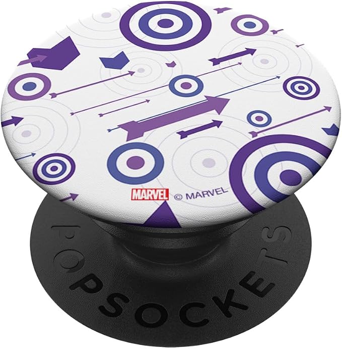Marvel Hawkeye Arrows and Target Print PopSockets Adhesive PopGrip