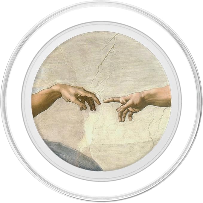 Creation of Adam Michelangelo Buonarroti Painting Art Pop PopSockets Adhesive PopGrip