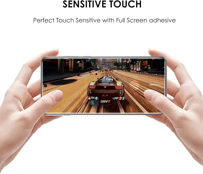 Privacy Screen Protector for OnePlus 13 Tempered Glass UV Set - 2 Pack Anti Spy Edge to Edge Full Protection Fingerprint-ID Compatible Sensitive Touch