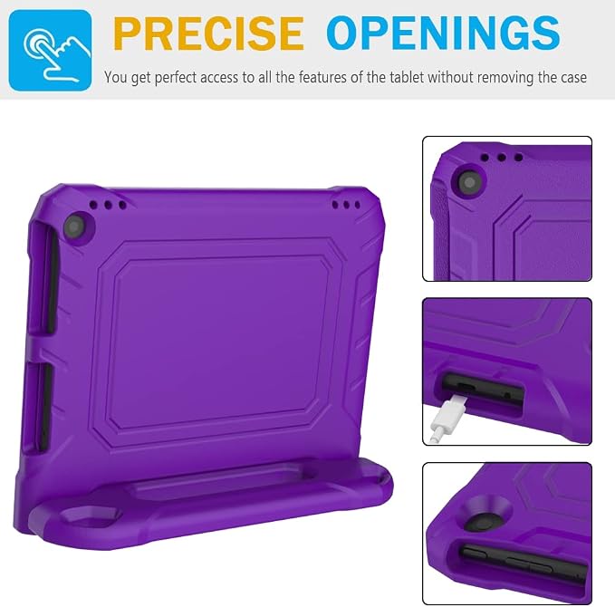 DJ&ampRPPQ Kids CaseEVA Strong Anti Drop is Suitable for 10 inch Tablet. Not Compatible with Ipad 10in Tablet Black