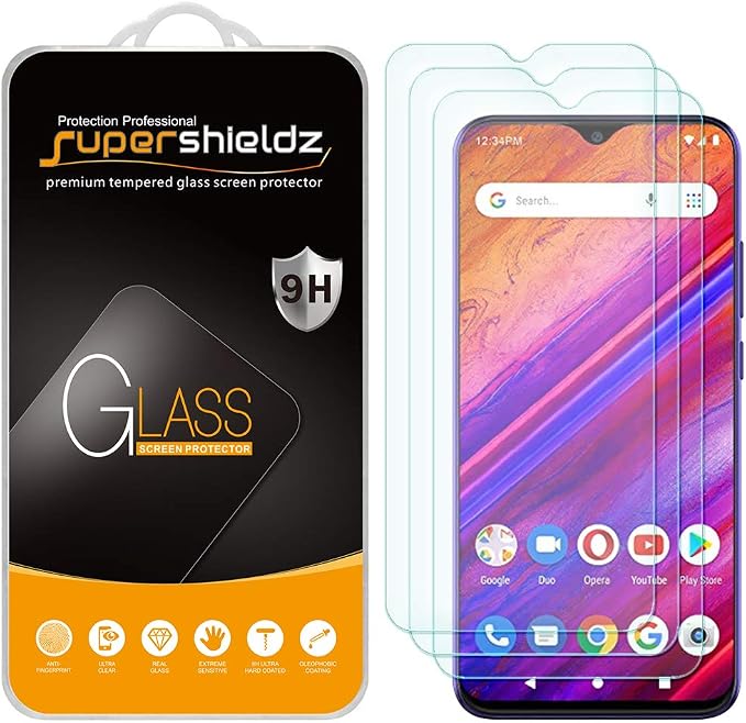 Supershieldz (3 Pack) Designed for BLU G9 Pro Tempered Glass Screen Protector Anti Scratch Bubble Free
