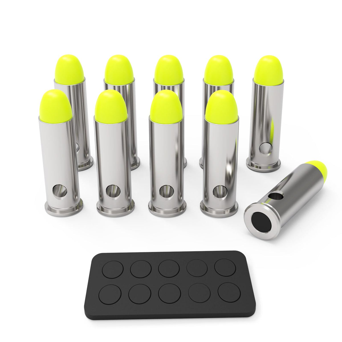 Artemis 38 SPL Snap Caps Dummy Rounds - Closed Weight & Precise Size for Safe Firearm Training, Fault Diction Test and Dry Fire Practice 10 Pack