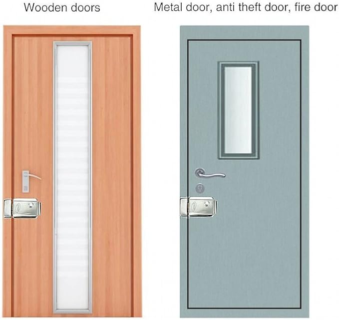 AMOCAM Electric Electronic Door Lock for Video Intercom Door Phone Vidoe doorbell DC 12V Stainless Steel E-Lock Support Wooden Glass Metal Fireproof Door