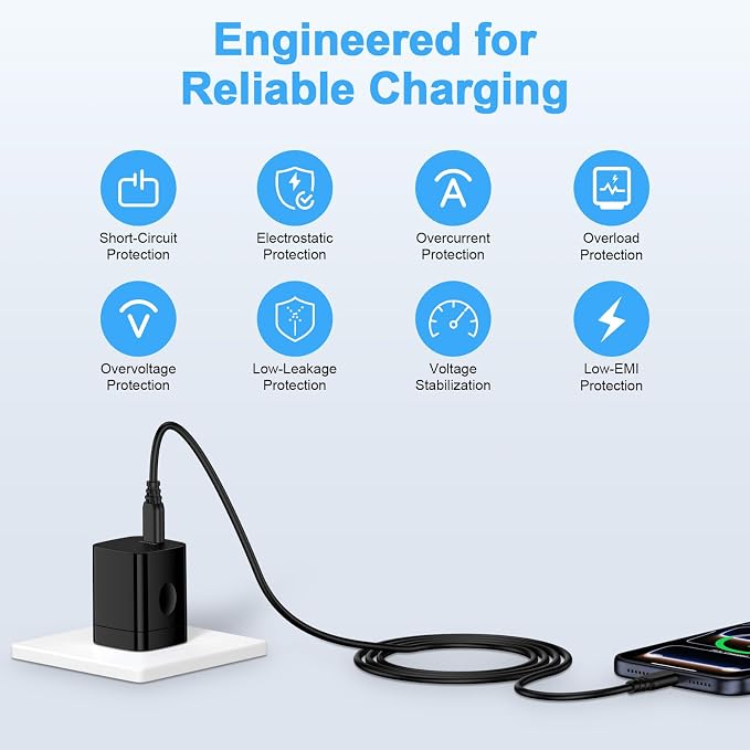 45W Super Fast Charger for Moto Edge 2026 Razr+2026 Edge 70 Pro+ Razr Ultra 2026 Razr 70 Ultra G Stylus 2026Samsung Galaxy A37/S26Ultra/A36/S25USB Type C Fast Charging Block with 6FT USBC to C Cable