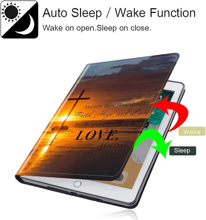 for Samsung Galaxy Tab A8 10.5 2022 Case and Coaster Set Adjustable Stand with Auto Sleep/Wake Shockproof Cover for Samsung Galaxy A8 10.5 Tablet SM-X200/X205/X207 Bible Verse Quotes Psalm 46:10