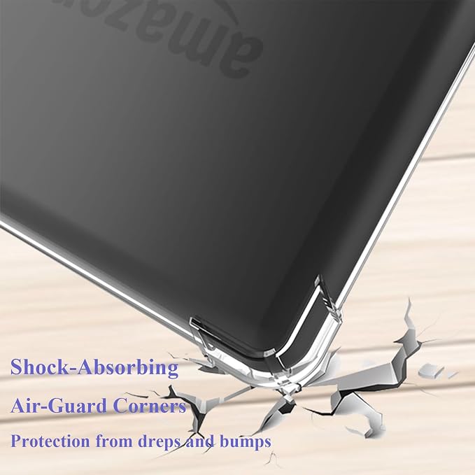 Clear Case for All-New Amazon Kindle Fire Max 11 Tablet (13th Generation 2023 Release) 11 Slim Lightweight Shell Transparent Soft TPU Back Shockproof Crystal Reinforced Corner Cover Clear