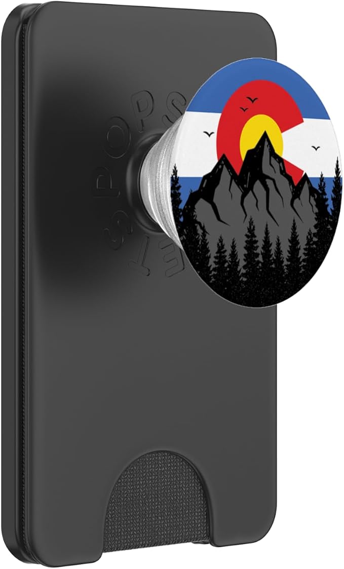 Colorado Rocky Mountains Coloradan State Flag PopSockets Adhesive PopGrip