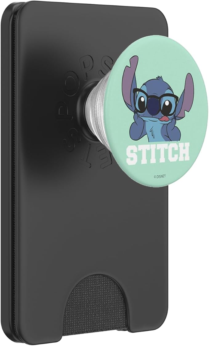 Disney Lilo &amp Stitch Nerd Stitch Portrait PopSockets Adhesive PopGrip