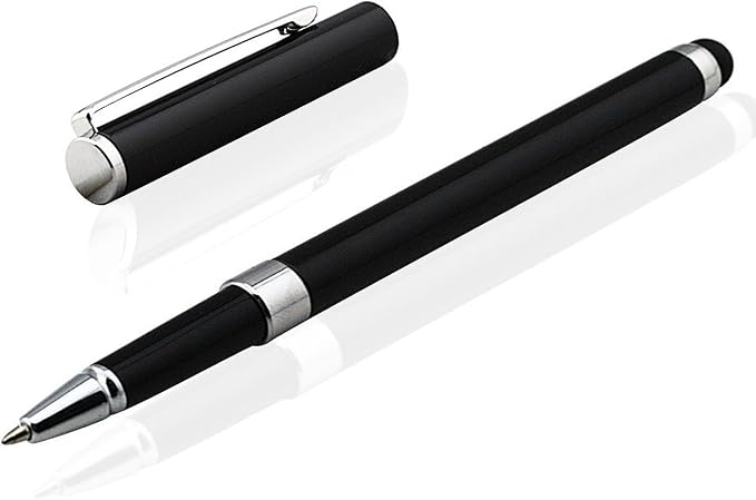 PRO Asus ZB632KL Custom High Sensitivity Touch Stylus + Writing Pen with Ink! [3 Pack - Silver Red Black]