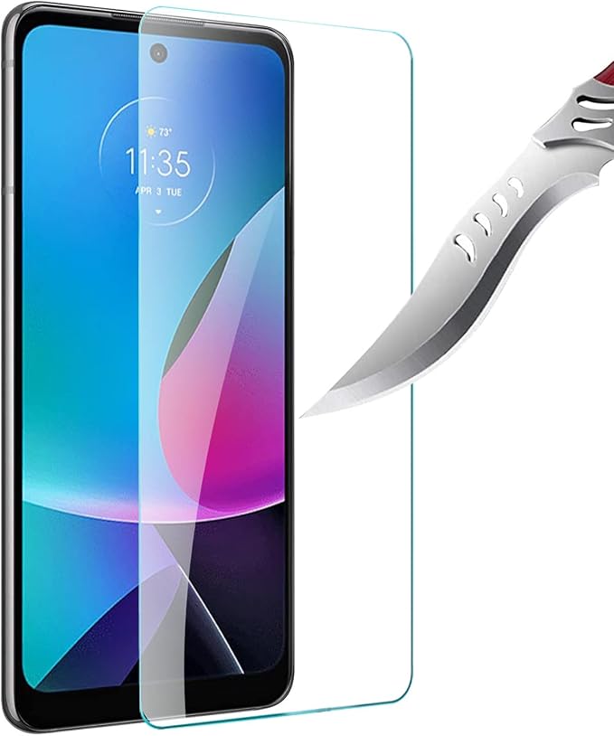 For AT&ampT SL112A 6782D / Cricket SL112C 2Pack Tempered Glass Screen Protector Guard + Extreme Band