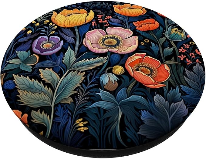 Wildflower Flowers Design Floral PopSockets MagSafe PopGrip for iPhone