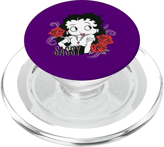 Betty Boop Sassy Roses PopSockets Adhesive PopGrip