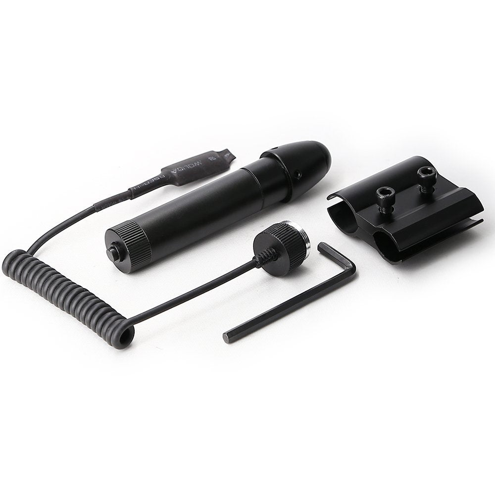 Higoo Powerful Laser Dot Sight, Military Tactical Hunting Laser Scope, Green Laser Aiming Sight