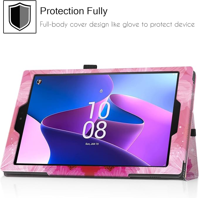 Folio Case for 10.1 Inch Previous Fire HD 10 Tablet | Famavala Stand Cover for [7th/9th Generation 2017/2019 Released] (BlueSky)