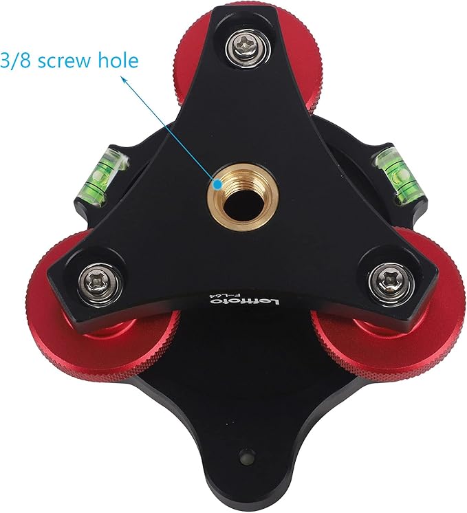 Tripod Leveler Stand with +/-5 Degree Precision Adjustment Bracket for Seestar s50/Panoramic Head Ball Head Video Head and Tripod