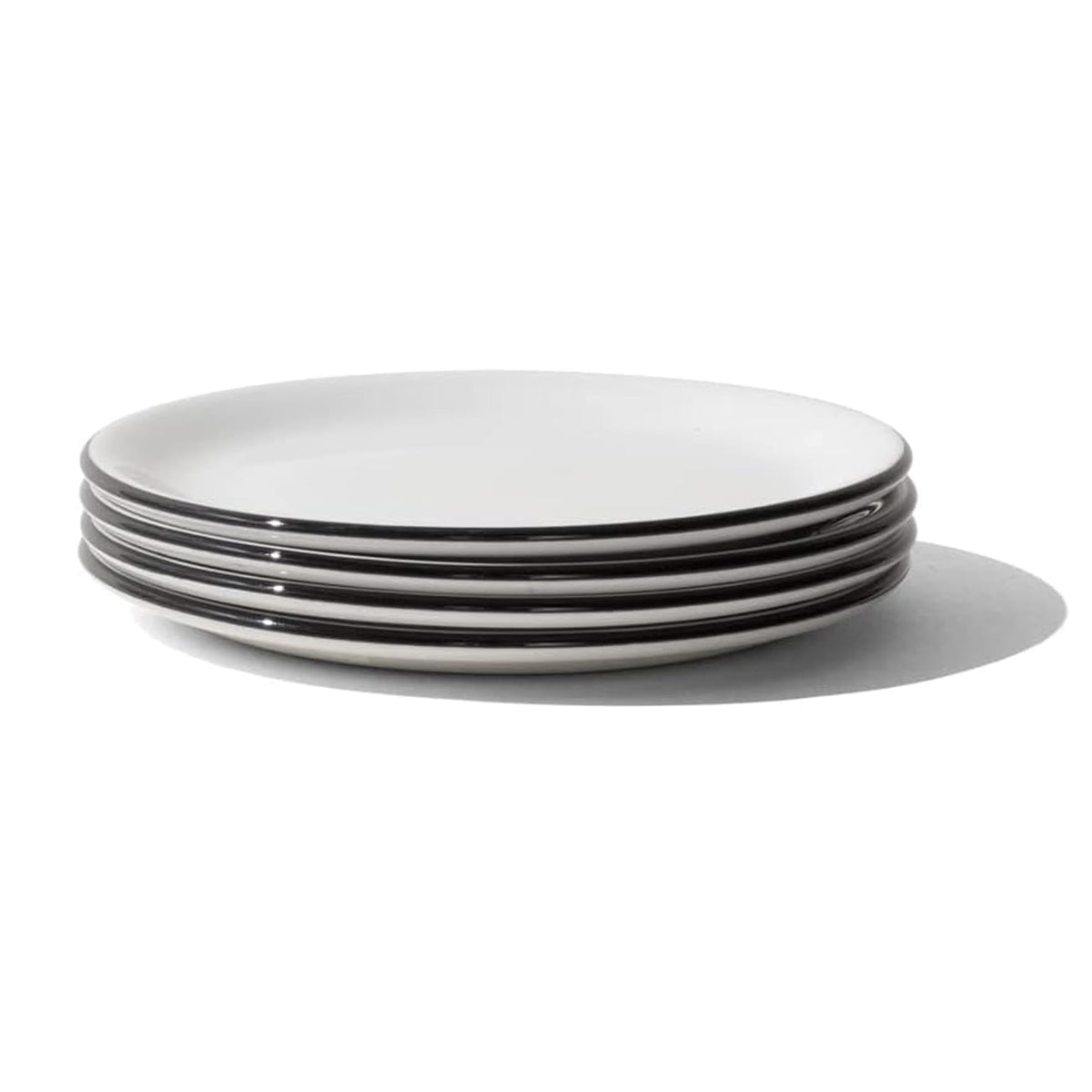 Made In Cookware - Set of 4 - Bread and Butter Plates - White - Porcelain - Crafted in England