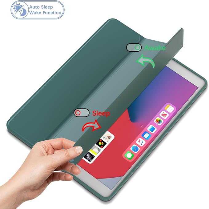 Case for iPad 6th / 5th Generation 9.7-inch iPad Air 2 /Air 1 | Smart Trifold Stand Shockproof Case with Pencil Holder Auto Wake/Sleep Cover Viewing &amp Typing Angles Black Flowers