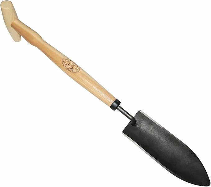 DeWit Forged Transplant Trowel with P-Handle