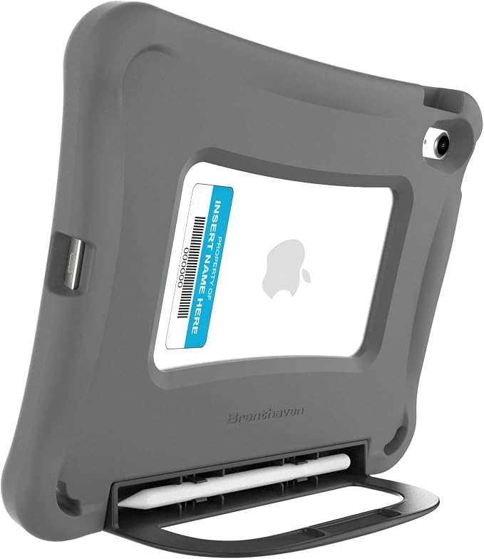 Brenthaven Bounce Rugged iPad Case Fits ONLY Apple 11th Gen 2025 &amp 10th Generation 2022 (10.9-inch) Drop Tested Cover - Gray