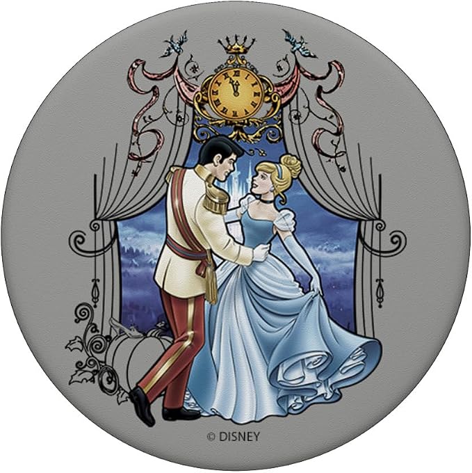 Disney Cinderella Dancing with Prince Charming Colorful PopSockets Adhesive PopGrip