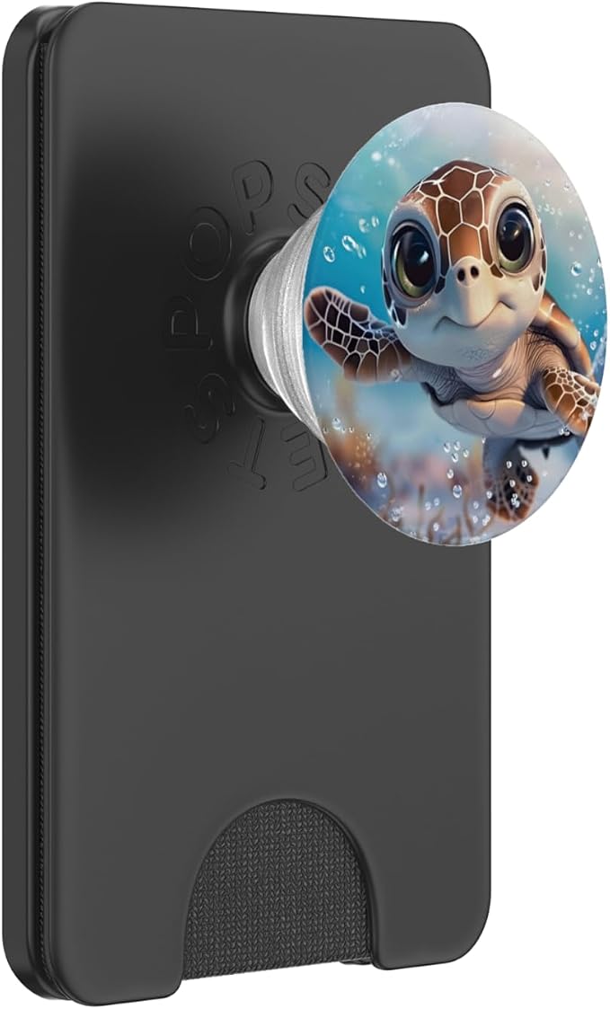 Baby Sea Turtle PopSockets PopGrip for MagSafe