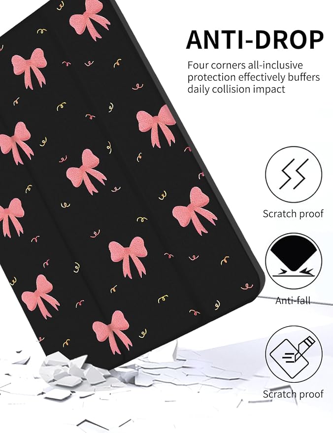 Case for iPad 9th/ 8th/ 7th Generation Case 10.2&amp10.5 Inch (2021/2020/2019 Release) Slim Lightweight Soft Trifold Back Cover with Pencil Holder &amp Auto Sleep/Wake CoverBeige Checkered