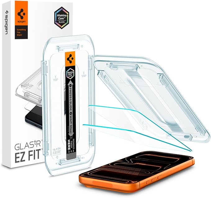 Spigen Tempered Glass Screen Protector [GlasTR EZ FIT] designed for iPhone 11 / iPhone XR [6.1 inch] [Case Friendly] - 2 Pack