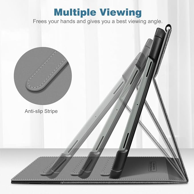 Fintie Case for Google Pixel Tablet 11 inch 2023 Multi-Angle Viewing | Protective Stand Cover with Pocket &amp Pencil Holder Compatible with Charging Speaker Dock Blossom
