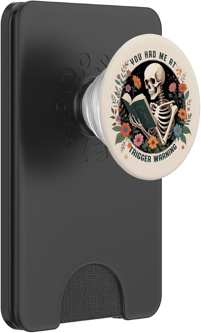You Had Me At Trigger Warning Dark Romance Smutt Book Reader PopSockets PopGrip for MagSafe