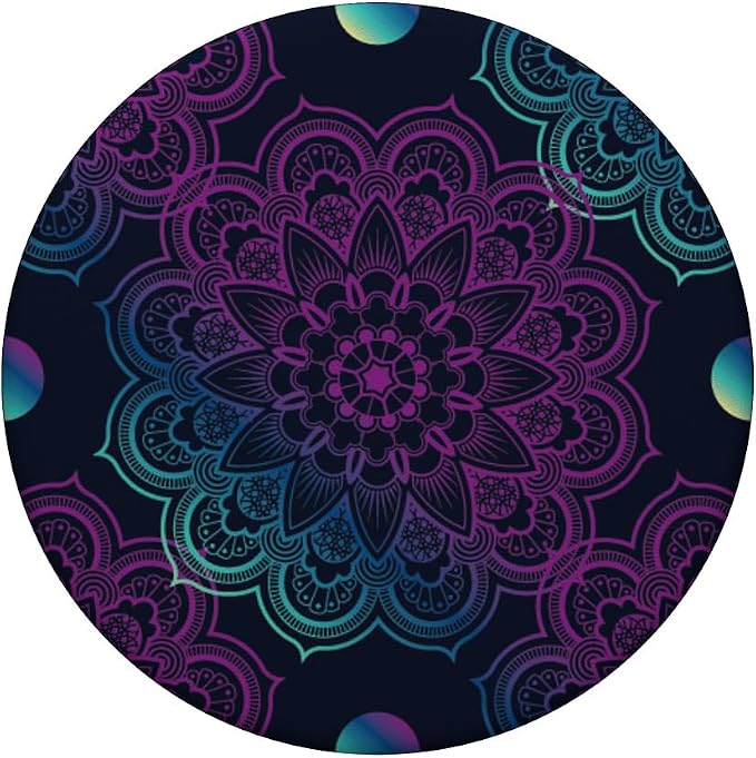 Mandala Art Geometric Meditation Mindfulness Peace Seeker PopSockets Adhesive PopGrip
