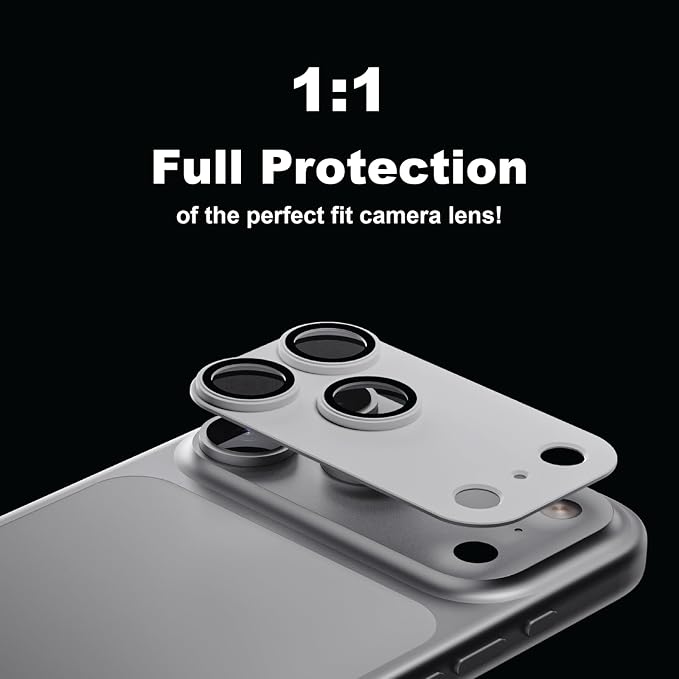 for iPhone 17 Pro Camera Lens Protector 2 Pack | Aerospace-Grade Aluminium with [ Automotive-Grade Spray Paint Craft ] | Anti-Glare Sapphire Glass | Colour-Matched Finish Pacific Blue