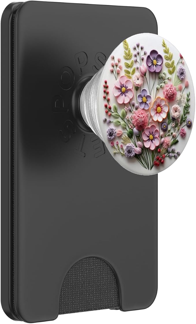 Mixed Flower Bouquet Floral Pattern PopSockets Adhesive PopGrip