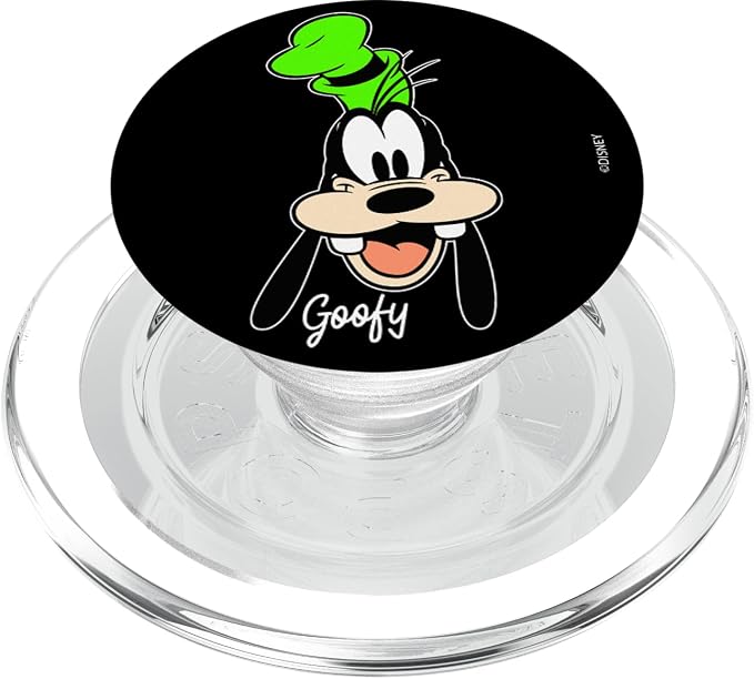 Disney Mickey and Friends Goofy Big Face Signature PopSockets Adhesive PopGrip