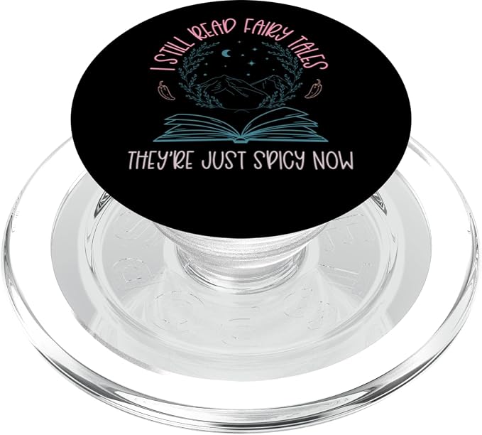 Spicy Book Lover Women Who Love to Read Romance Fantasy PopSockets PopGrip for MagSafe