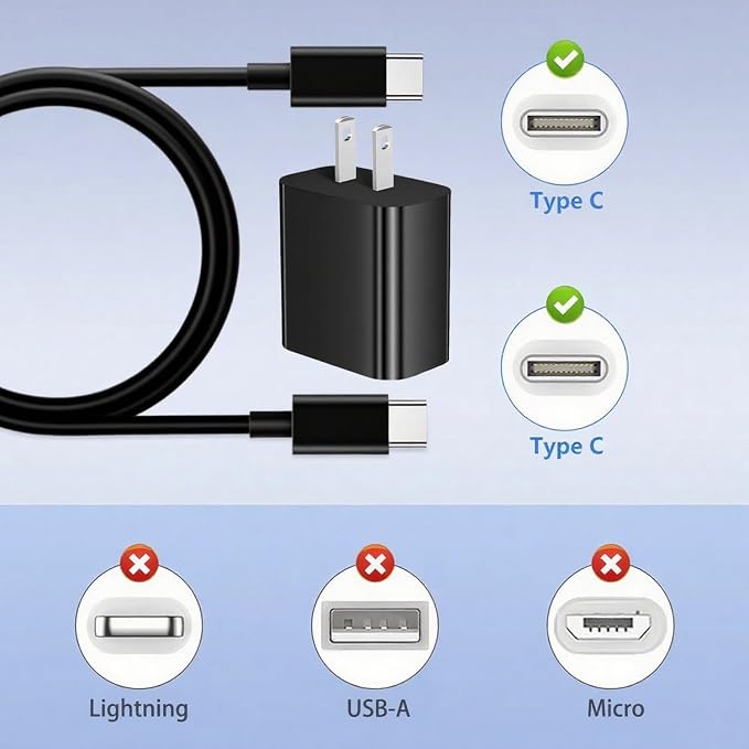 45W Samsung Super Fast Charger Type C to Type C Android Charger Fast USBC Charging Cable 6ft Compatible for Samsung Galaxy S25 ultra S24 S23 S22 S21 S20 S10 S9 A56 A55 A54 A53 A36 A35 A16 A15 A14 A17