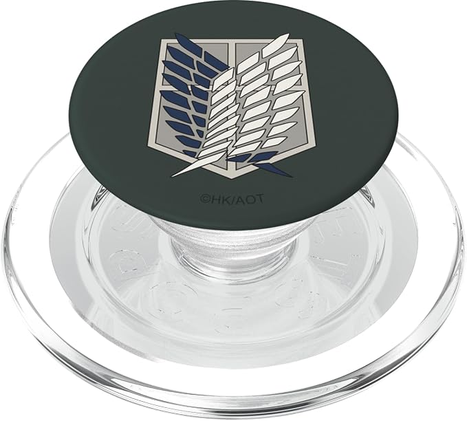 Attack on Titan Survey Corps Emblem Military Green Anime PopSockets PopWallet for MagSafe