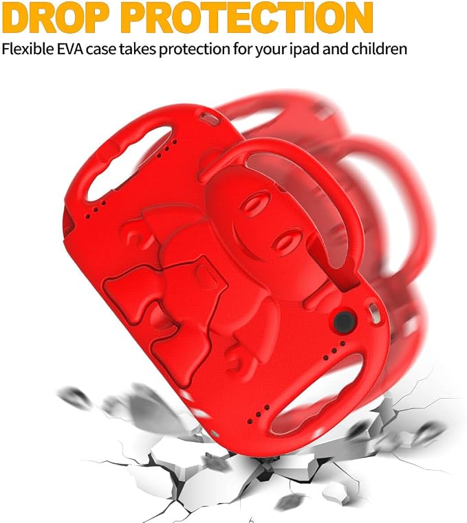 Kids Case for Samsung Galaxy Tab A11+ Plus/A9+ Plus 11 Inch Black | Shockproof Lightweight Protective Cover with Handle Stand and Adjustable Strap Fit for Galaxy Tab A11+ 2025/A9+ 2023