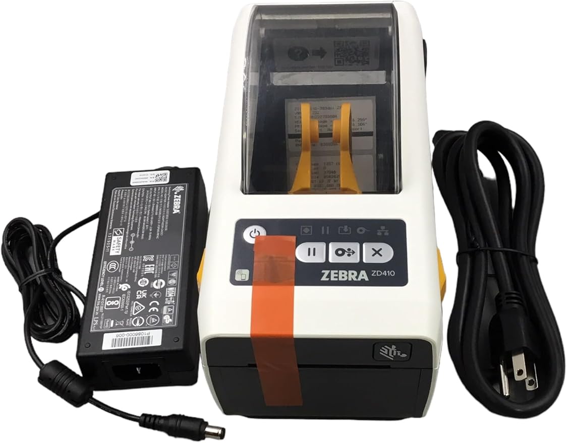 Zebra Technologies ZD41H22-D01W01EZ Printer, ZD410, Direct Thermal, Healthcare, 802.11AC and Bluetooth 4.0, Ezpl (Renewed)
