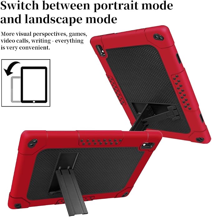 for Vastking KingPad K10 Pro CaseShockproof Full-Body with Kickstand for Vastking KingPad K10/K10 Pro/Z10/BYYBUO SmartPad A10/Oangcc 10.1 Android 10 Tablet (Black)