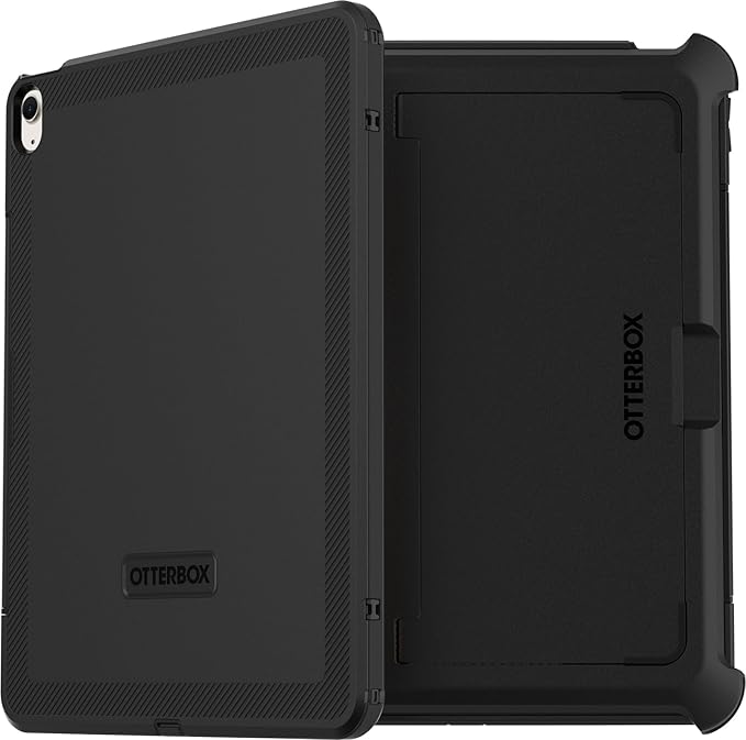 OtterBox Defender Series Case for iPad Air 13-Inch (M3) &amp (M2) - Black Rugged Durable Multi-Layer Protection (Single Unit Ships in Polybag Ideal for Business Customers)