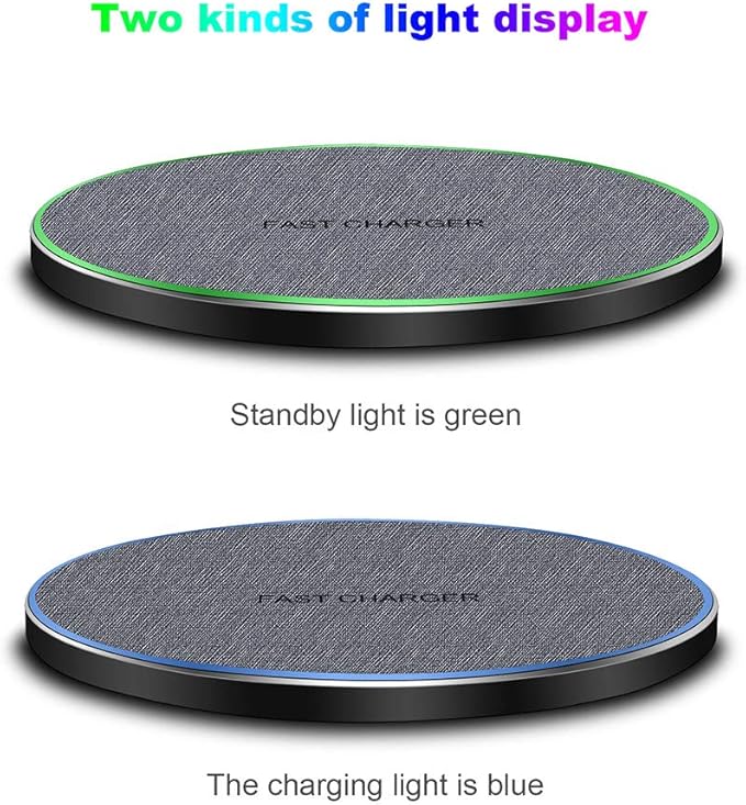 Fast Wireless Charger,20W Max Wireless Charging Pad Compatible with iPhone 16/15/14/13/12/SE/11/11 Pro/XS Max/XR,AirPods;FDGAO Wireless Charge Mat for Samsung Galaxy S25/S24/S23/Note,Pixel/LG