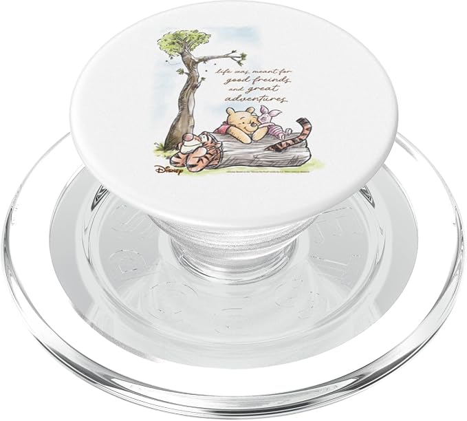 Winnie The Pooh - Life was Meant for Good Friends PopSockets PopGrip for MagSafe