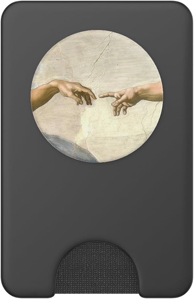 Creation of Adam Michelangelo Buonarroti Painting Art Pop PopSockets Adhesive PopGrip