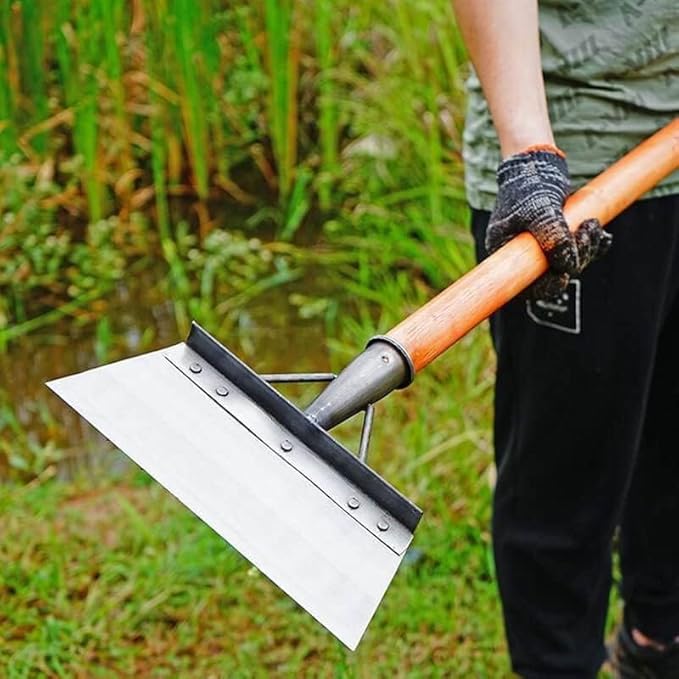 Multifunctional Heavy Duty Garden Tool - 10'' Flat Shovel for Digging, Lawn Edging, and Weed Removal (1pc)