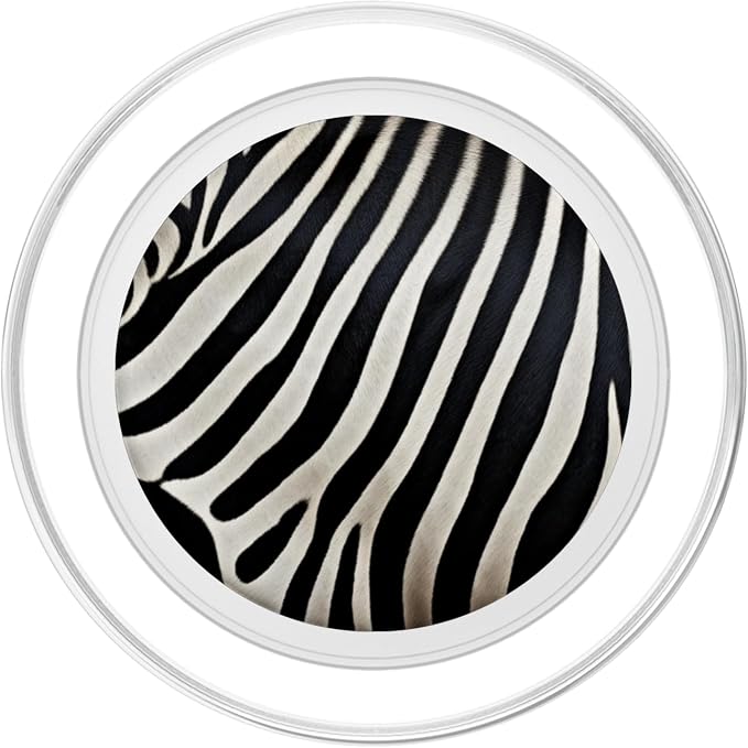 Zebra Pattern PopSockets PopGrip for MagSafe