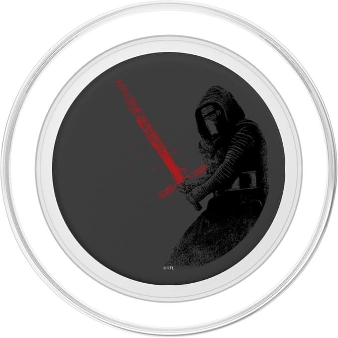 Star Wars Kylo With Red Lightsaber Distressed Art PopSockets Adhesive PopGrip